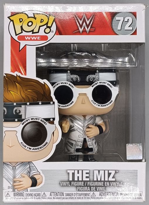 72 The Miz - WWE - Box Damaged Funko POP