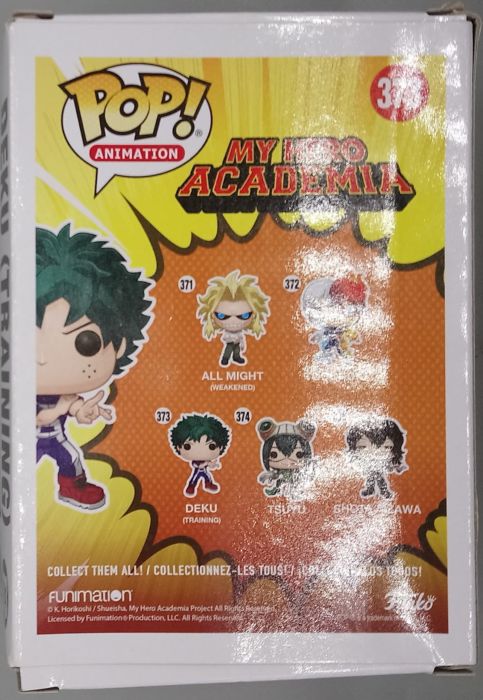 #373 Deku (Training) - My Hero Academia - Box Damaged Funko POP