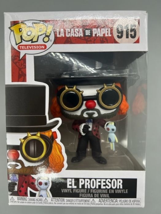 #915 El Profesor - La Casa de Papel Money Heist - Box Damaged Funko POP