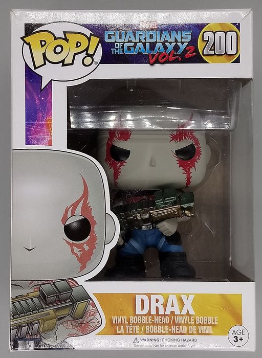 #200 Drax - Marvel Guardians of the Galaxy Vol 2 Box Damaged Funko POP