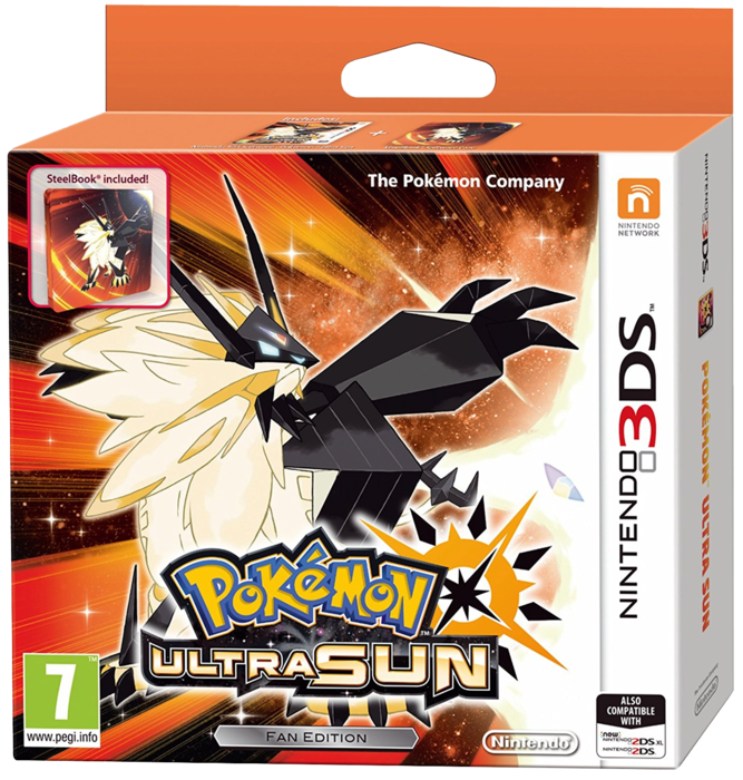 Pokemon Ultra Sun Steelbook Fan Edition for Nintendo 3DS