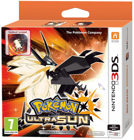 Pokemon Ultra Sun Steelbook Fan Edition for Nintendo 3DS