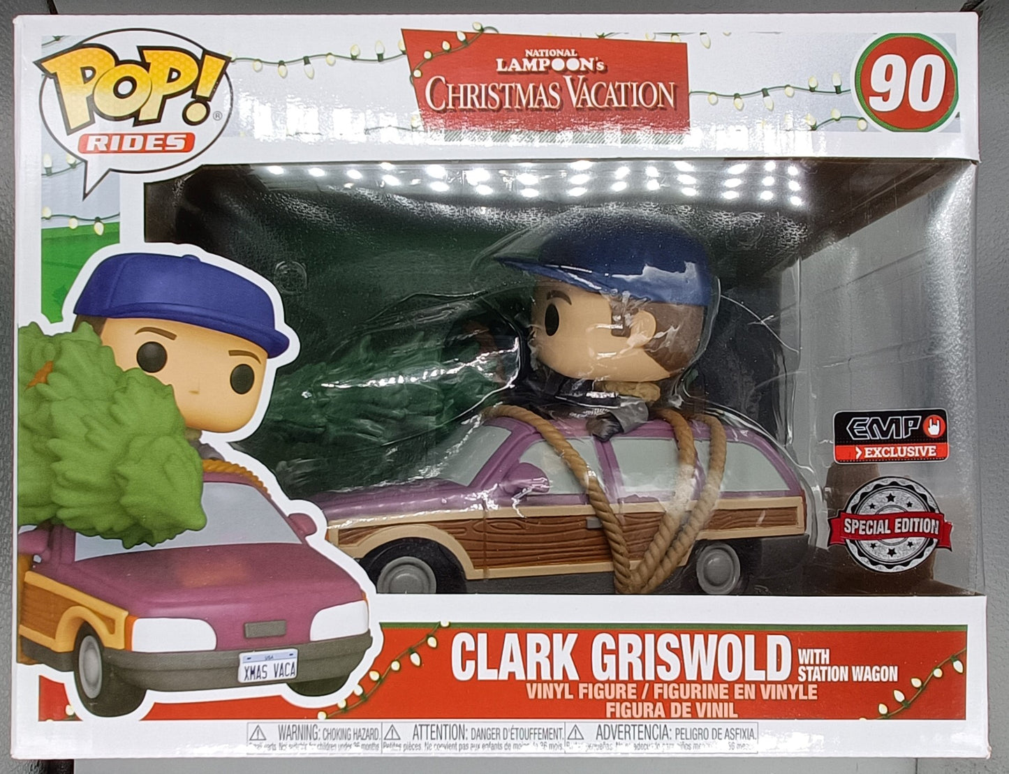 #90 Clark Griswold (with Station Wagon) Rides Christmas Vaca Funko POP