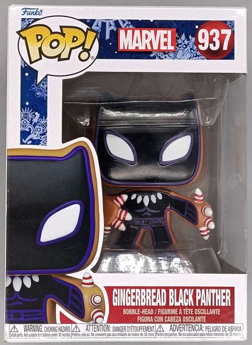#937 Gingerbread Black Panther - Marvel - Box Damaged Funko POP
