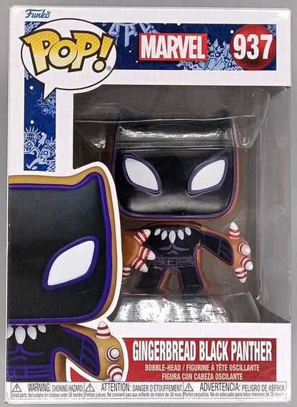 #937 Gingerbread Black Panther - Marvel - Box Damaged Funko POP