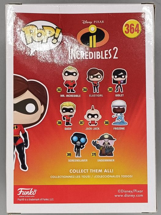 364 Elastigirl - Disney The Incredibles 2 - Damaged Box Funko POP