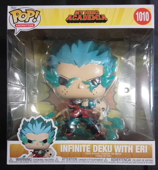 1010 Infinite Deku with Eri - 10 Inch - My Hero Academia Funko POP - Box Damaged