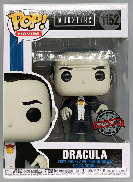 #1152 Dracula - Universal Monsters - Box Damaged Funko POP