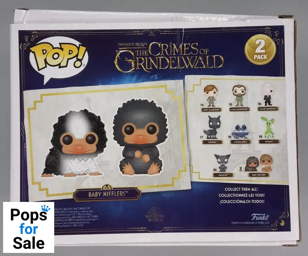 Baby Nifflers - Fantastic Beasts 2 - Box Damaged Funko POP