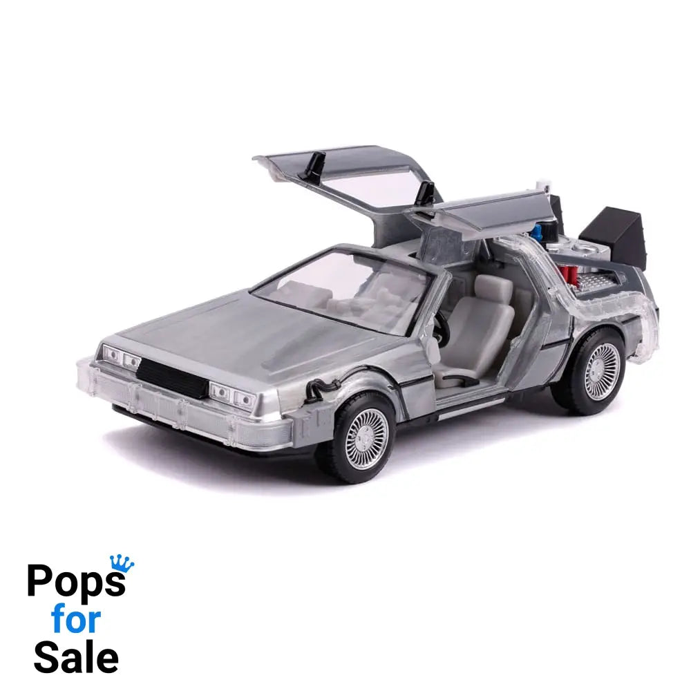 Back to the Future 2 Diecast Model 1/24 Time Machine Model 2