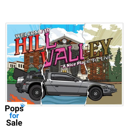 Back To The Future Art Print Hill Valley 40th Anniversary Limited Edition 42 x 30 cm Posters & Wallscrolls