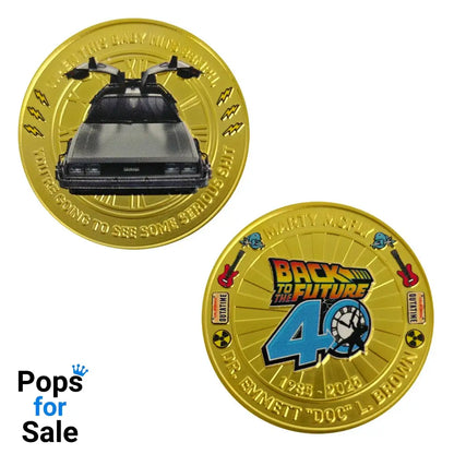 Back To The Future Collectable Coin 40th Anniversary Limited Edition