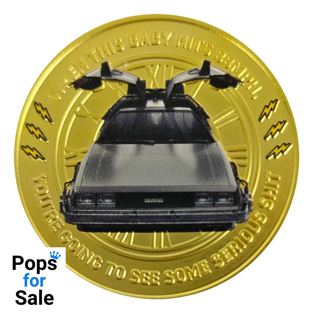 Back To The Future Collectable Coin 40th Anniversary Limited Edition Coins