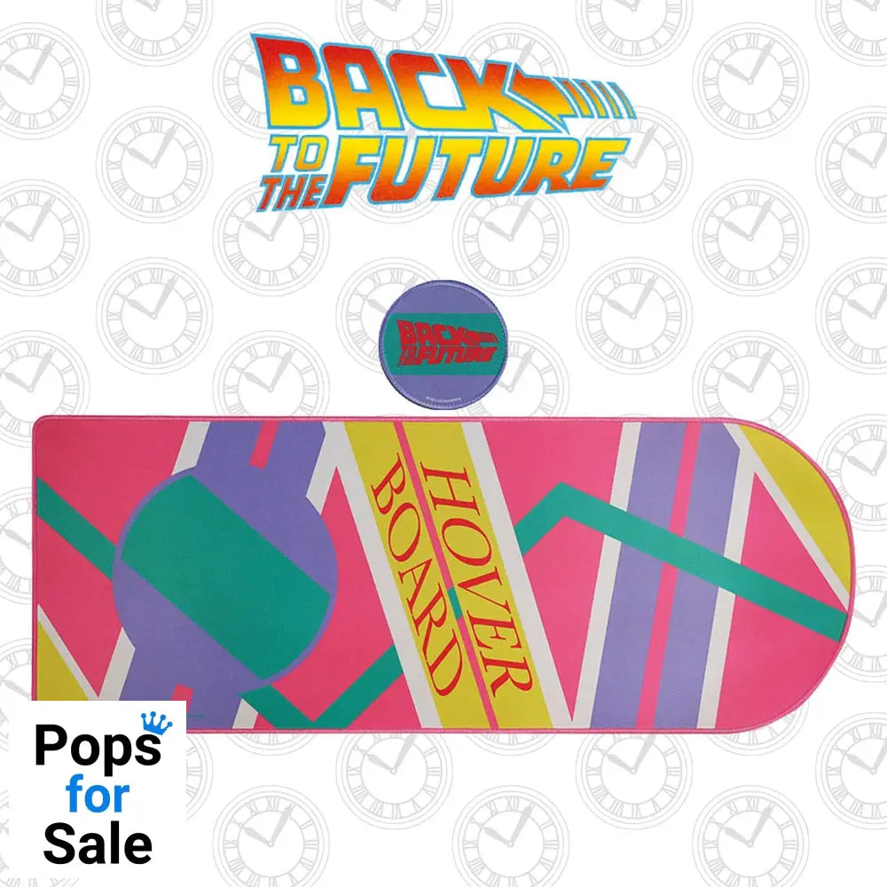 Back to the Future Desk Pad & Coaster Set Hoverboard Limited Edition