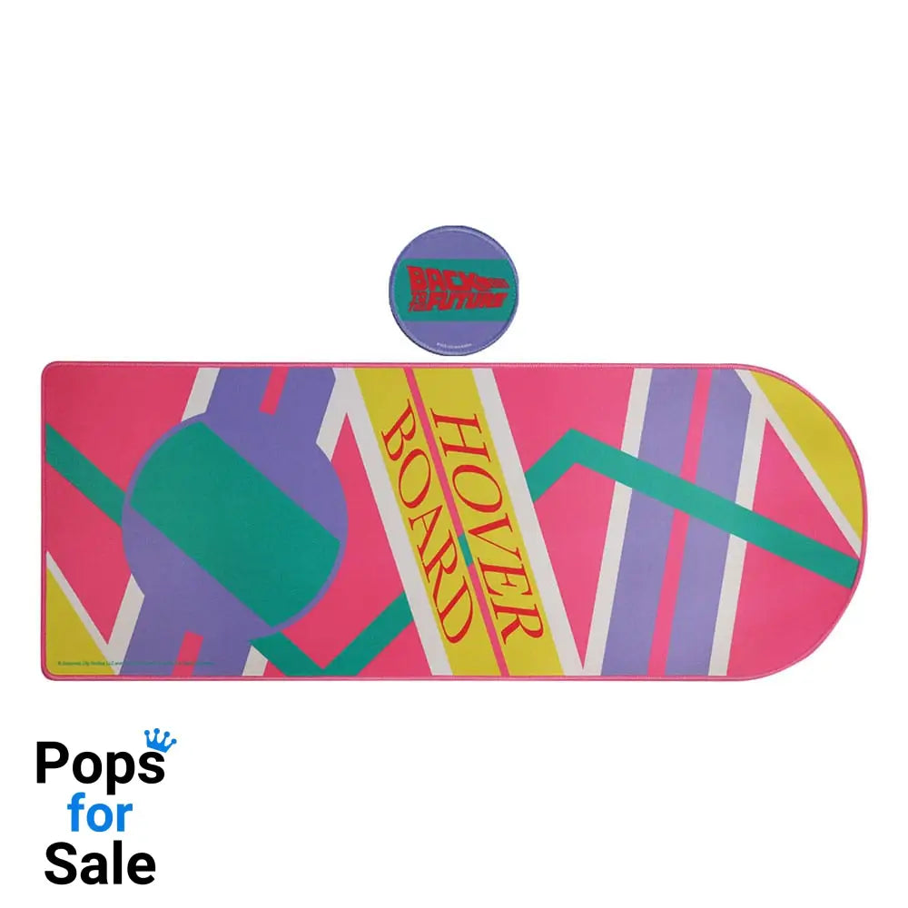 Back to the Future Desk Pad & Coaster Set Hoverboard Limited Edition Stationery