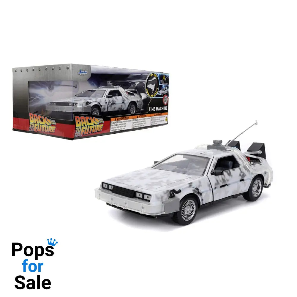 Back to the Future Diecast Model 1/24 Time Machine Frost Vehicles