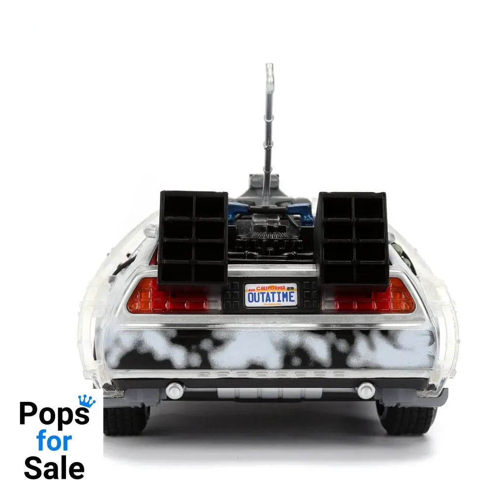 Back to the Future Diecast Model 1/24 Time Machine Frost