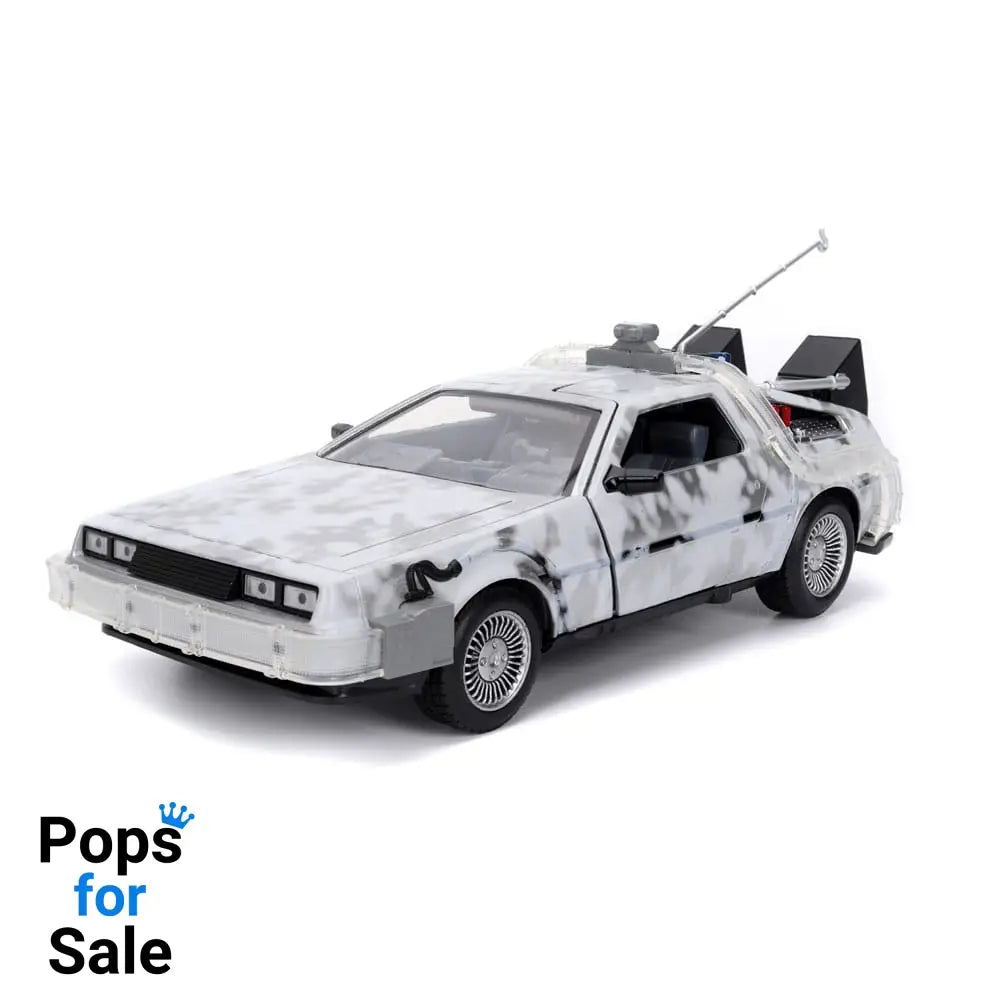 Back to the Future Diecast Model 1/24 Time Machine Frost