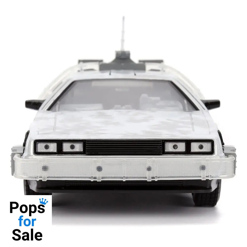 Back to the Future Diecast Model 1/24 Time Machine Frost Vehicles
