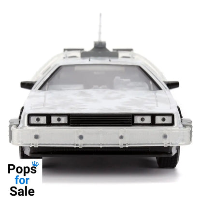 Back to the Future Diecast Model 1/24 Time Machine Frost Vehicles