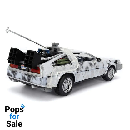 Back to the Future Diecast Model 1/24 Time Machine Frost