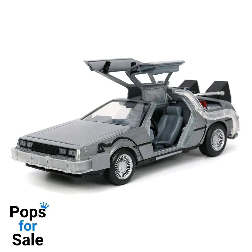 Back to the Future Diecast Model 1/24 Time Machine Model 1 Vehicles