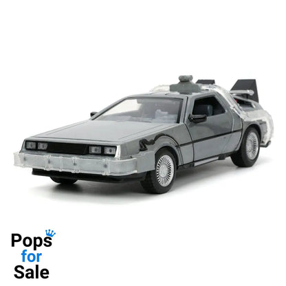 Back to the Future Hollywood Rides Diecast Model 1/24 Back to the Future 1 Time Machine