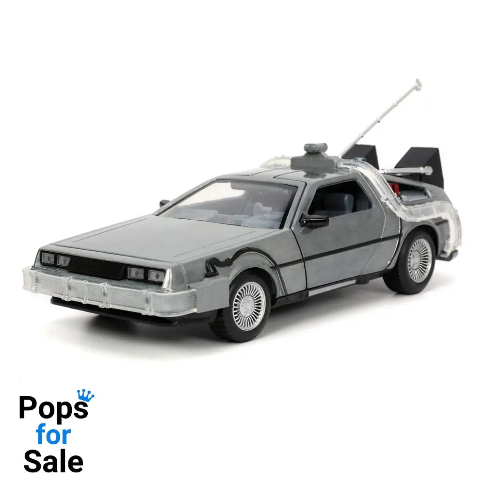 Back to the Future Hollywood Rides Diecast Model 1/24 Back to the Future 1 Time Machine
