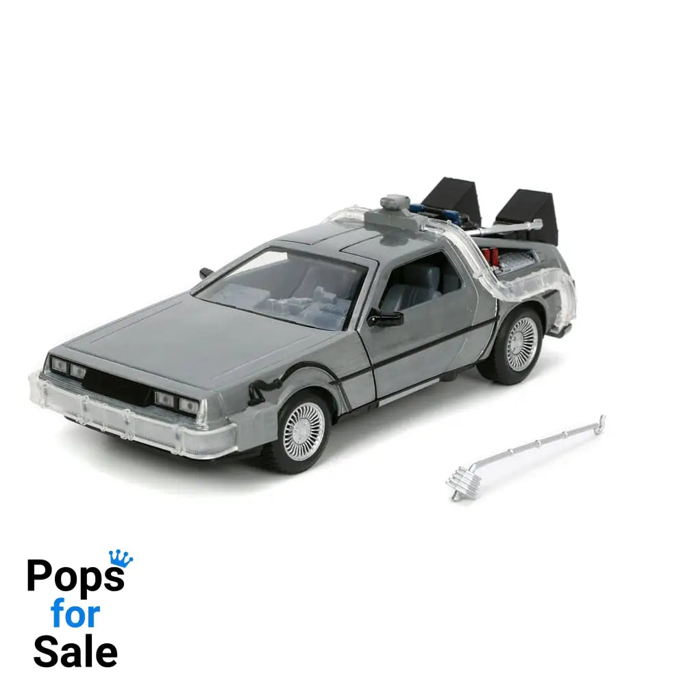 Back to the Future Hollywood Rides Diecast Model 1/24 Back to the Future 1 Time Machine