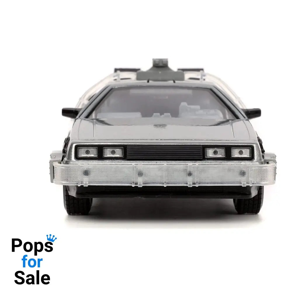 Back to the Future Hollywood Rides Diecast Model 1/24 Back to the Future 1 Time Machine