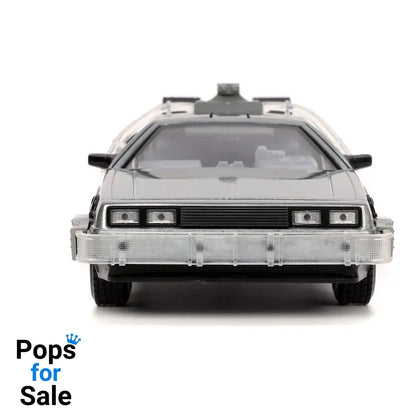 Back to the Future Hollywood Rides Diecast Model 1/24 Back to the Future 1 Time Machine