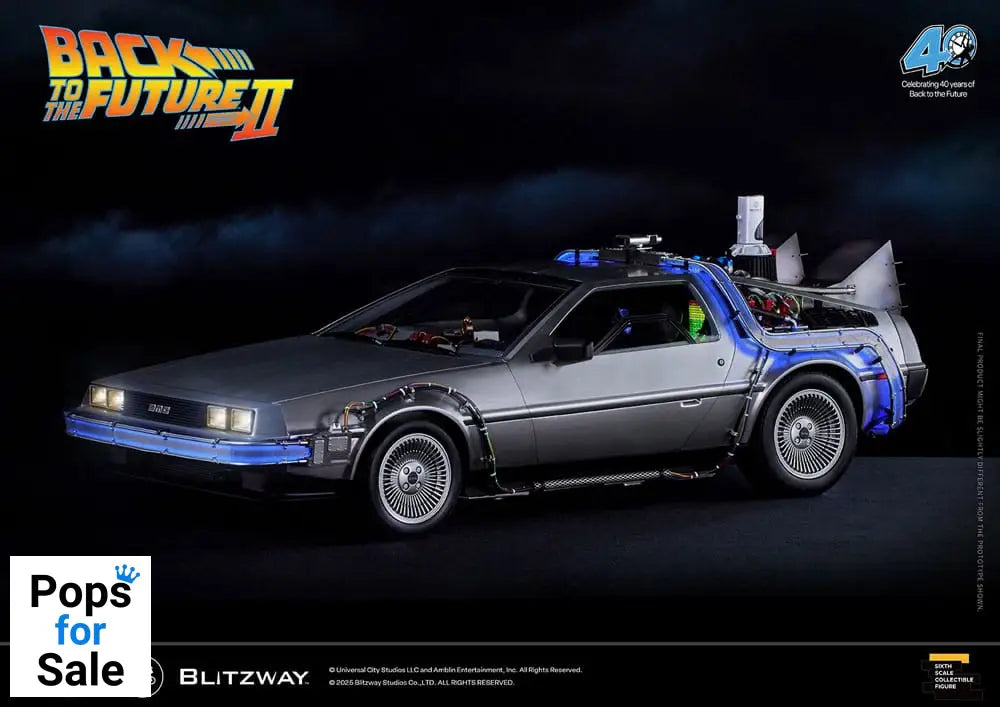 Back to the Future II Premium UMS vehicle 1/6 Time Machine 74 cm