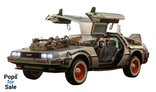 Back to the Future III Movie Masterpiece Vehicle 1/6 DeLorean Time Machine 72 cm