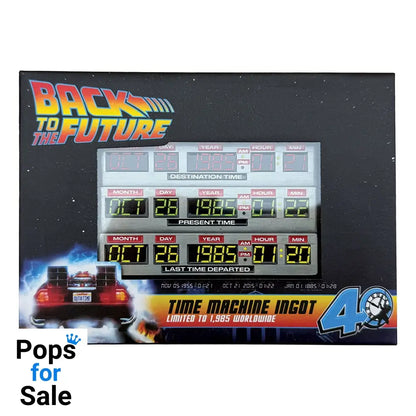 Back To The Future Ingot 40th Anniversary Time Circuits Limited Edition