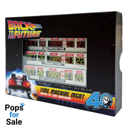 Back To The Future Ingot 40th Anniversary Time Circuits Limited Edition