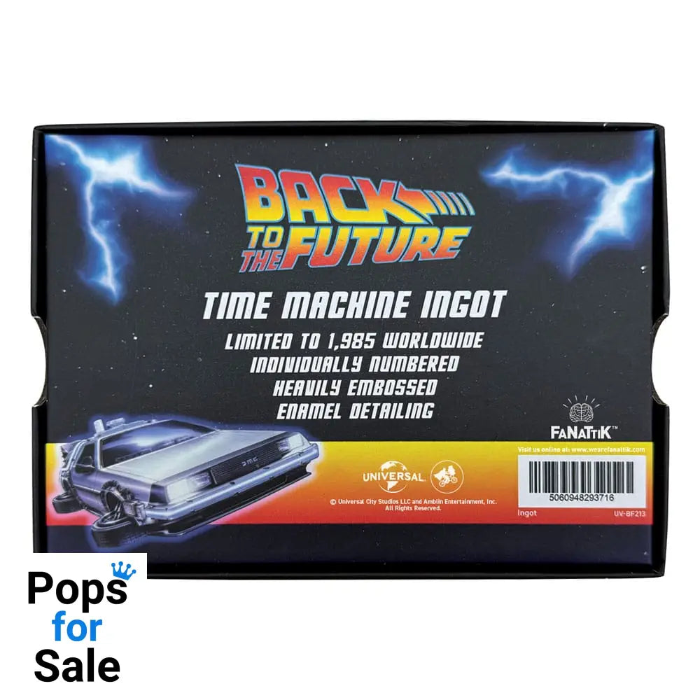 Back To The Future Ingot 40th Anniversary Time Circuits Limited Edition