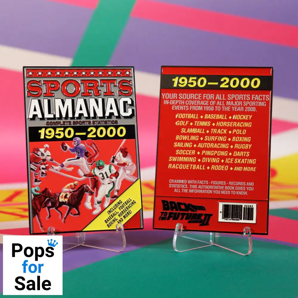 Back to the Future Limited Edition Sport Almanac Ingot Ingot