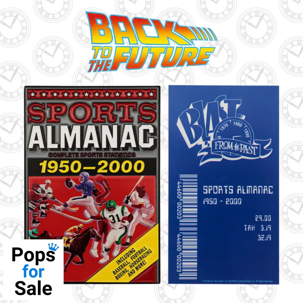 Back to the Future Limited Edition Sport Almanac Ingot Ingot