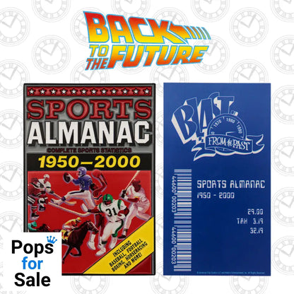 Back to the Future Limited Edition Sport Almanac Ingot Ingot