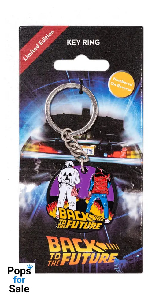 Back to the Future Metal Keychain Marty & Doc Keyrings