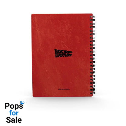 Back to the Future Notebook with 3D-Effect DeLorean