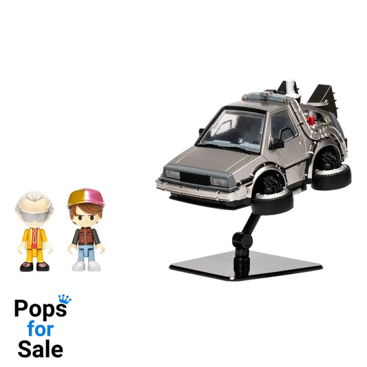 Back to the Future Part II Q-Village Vehicle with mini-figures Time Machine Part 2