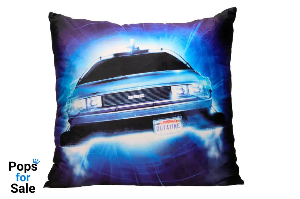 Back to the Future Pillow DeLorean Roads 45 cm