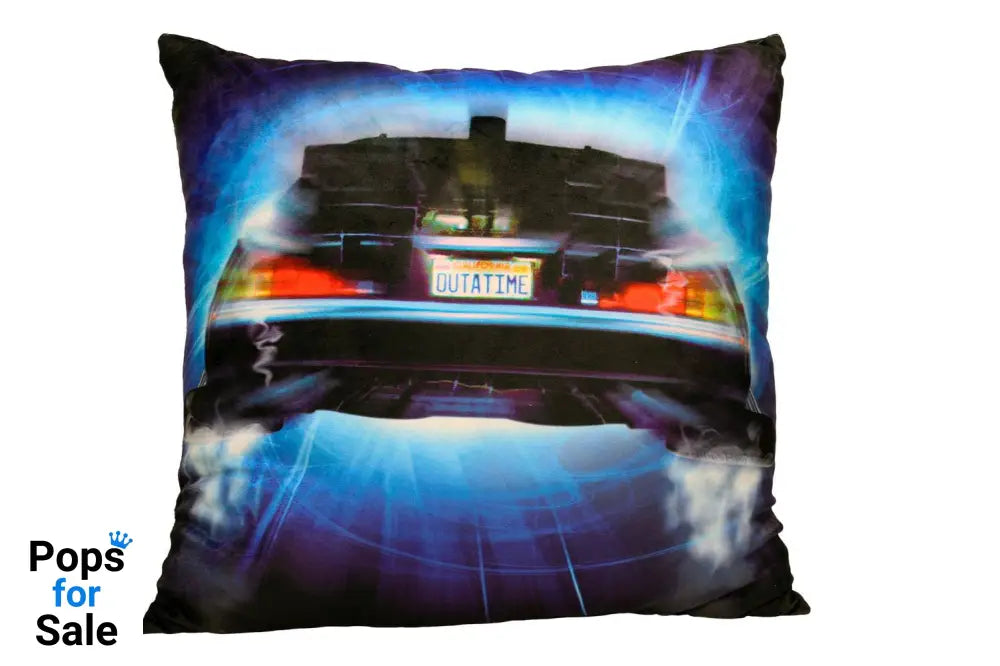 Back to the Future Pillow DeLorean Roads 45 cm