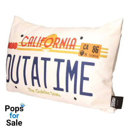 Back To The Future Pillow Out a Time 50 x 30 cm