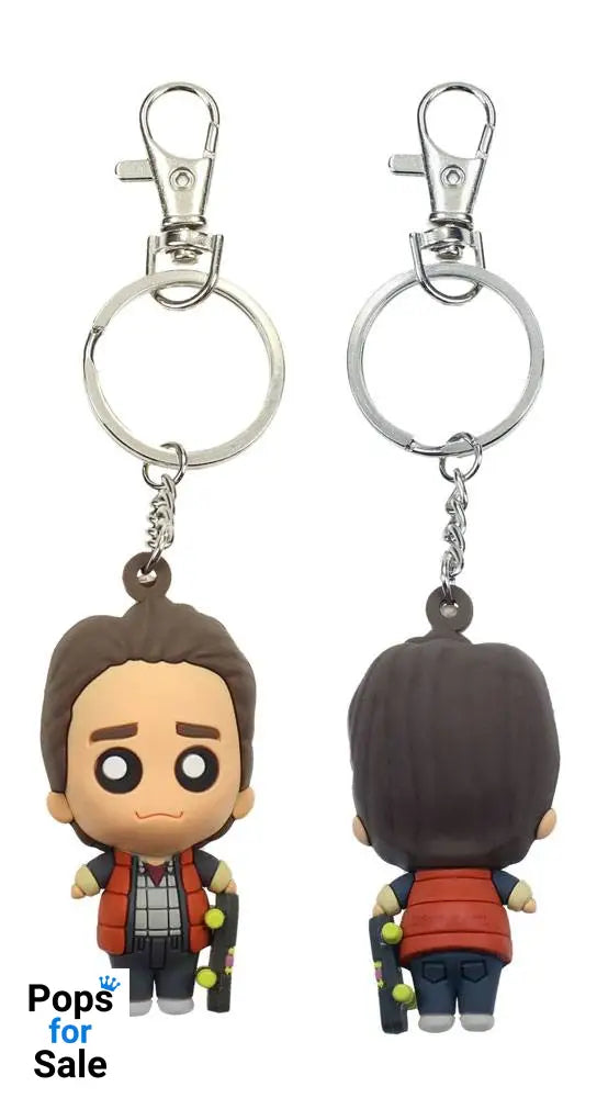 Back to the Future Pokis Rubber Keychain Marty McFly 6 cm