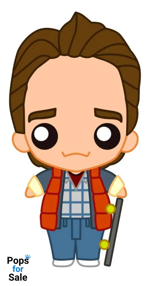 Back to the Future Pokis Rubber Minifigure Marty McFly 6 cm