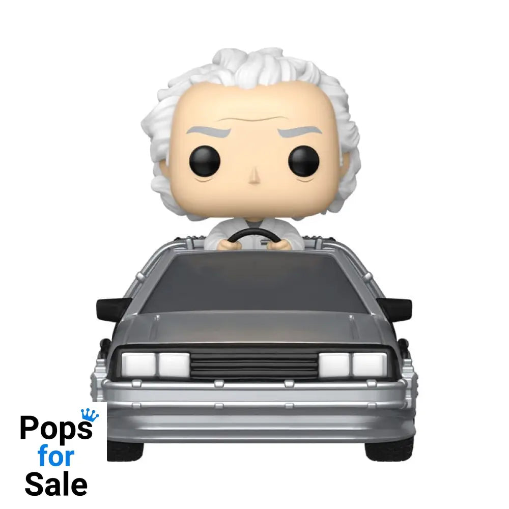 Back to the Future POP! Rides Deluxe Vinyl Doc w/Time Machine 9 cm