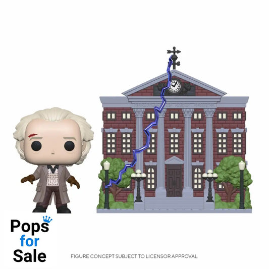 Back to the Future POP! Town Vinyl Figure Doc w/Clock Tower 9 cm