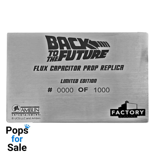 Back to the Future Prop Replica 1/1 Flux Capacitor Limited Edition 40 cm
